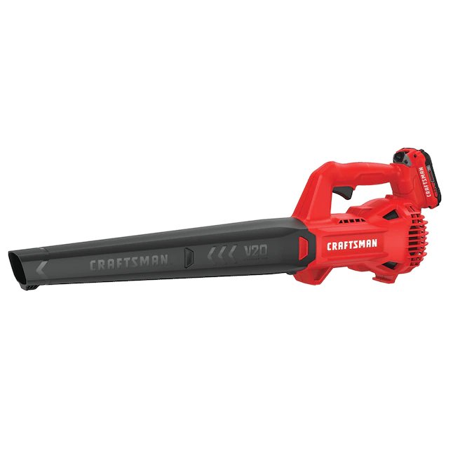 CRAFTSMAN 20-volt Max 200-CFM 90-MPH Handheld Cordless Electric Leaf Blower 2 Ah (Battery & Charger Included)