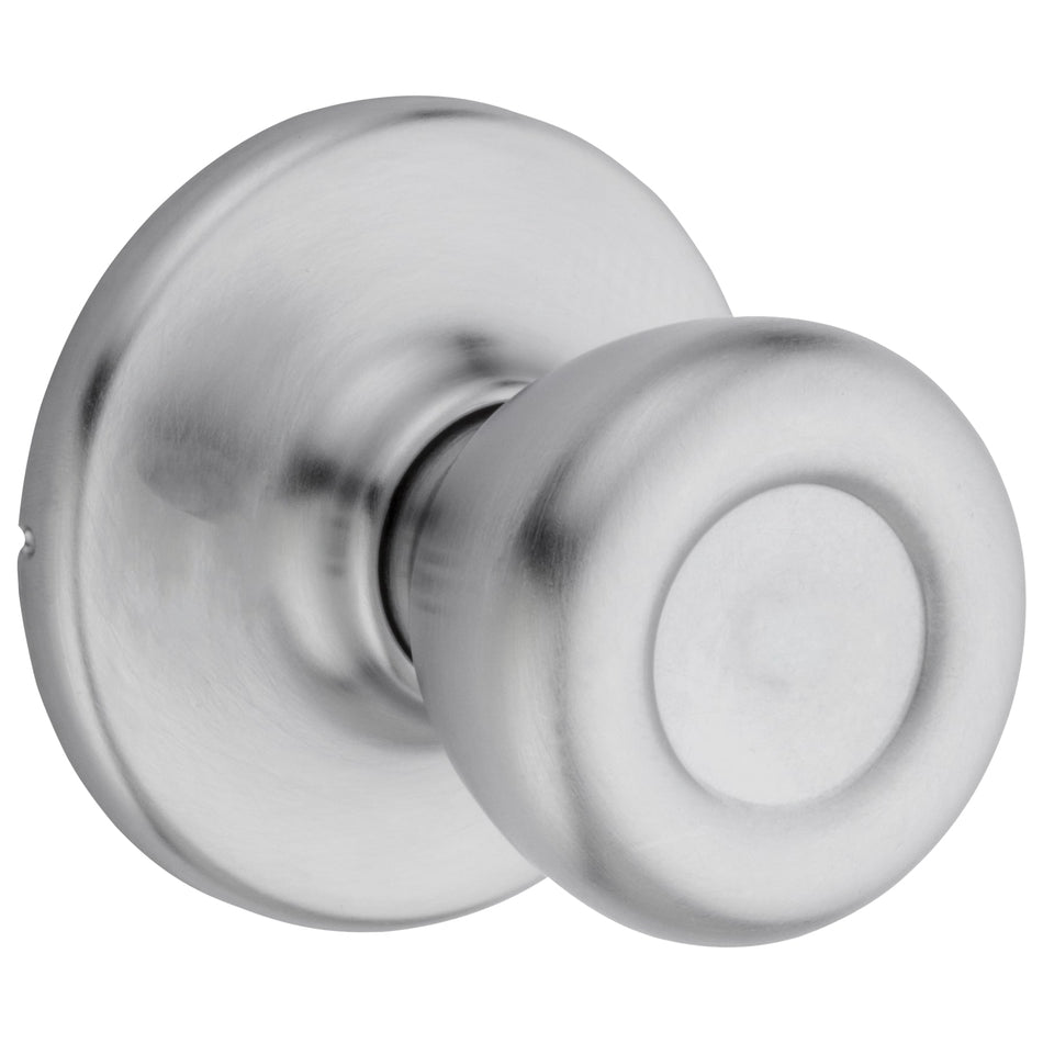 Kwikset Security Tylo Satin Chrome Hall/Closet Passage Door Knob