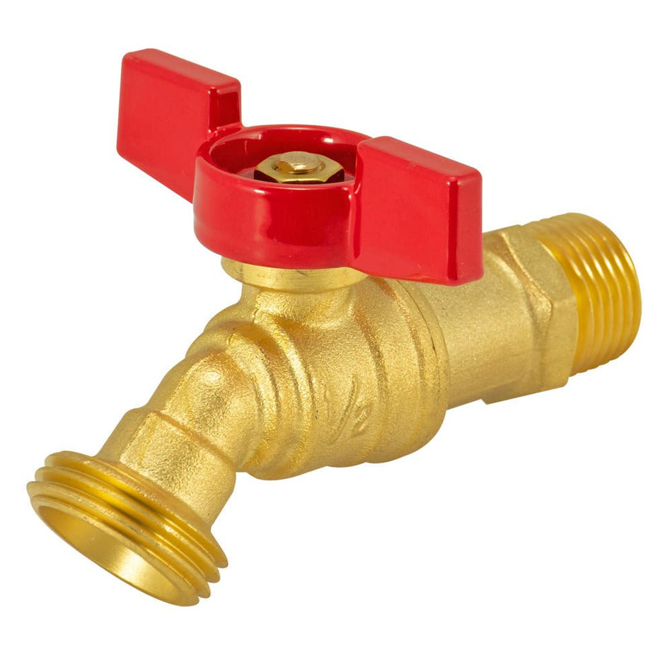 Eastman 1/2-in Mip Brass Quarter Turn Hose Bibb