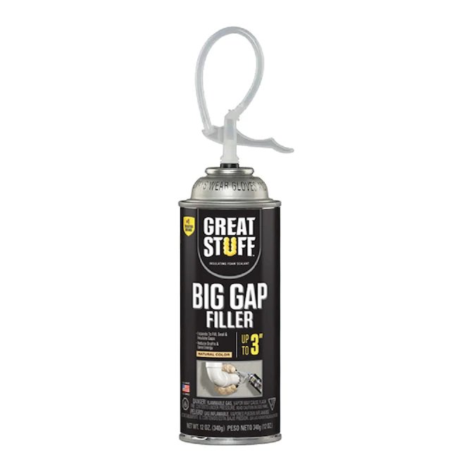 GREAT STUFF Big Gap Filler 12 oz Pajita Aislamiento de espuma en aerosol para interiores/exteriores